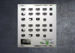 Belling Farmhouse 444444133 Compatible fascia sticker set x2. (image for) Belling Farmhouse 444444133 Compatible fascia sticker set x2.