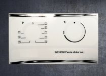 (image for) Beko BIE26300 compatible fascia sticker set.