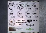 (image for) Rangemaster classic 110 natural gas compatible fascia sticker set.