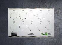 (image for) Delonghi DTC90G compatible front panel fascia sticker set.