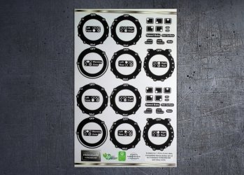 (image for) Frigidaire FCRE305CAW plus others compatible fascia sticker set.