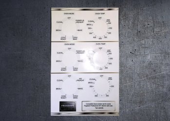 (image for) Frigidaire Professional 30inch Oven compatible fascia sticker.