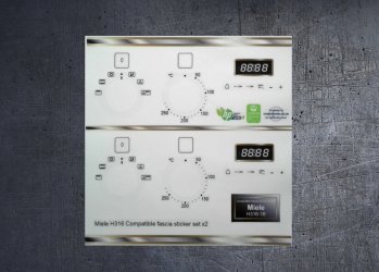 (image for) Miele H316 Compatible fascia sticker set.
