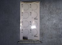 (image for) GE Appliances JG33SETSSS Hob Compatible fascia stickers.