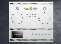 (image for) Lamona LAM3600 fan oven compatible panel fascia sticker set.