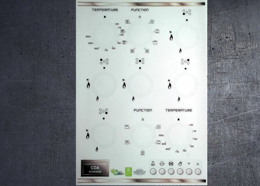 (image for) CDA RC9020SS Compatible fascia sticker set. - Click Image to Close