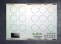 (image for) NEFF T27CIS8N0, T27CIR8N0 Hob, compatible fascia sticker set, may fit others.