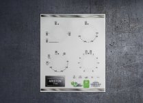 (image for) Ariston T720 compatible oven fascia sticker set.